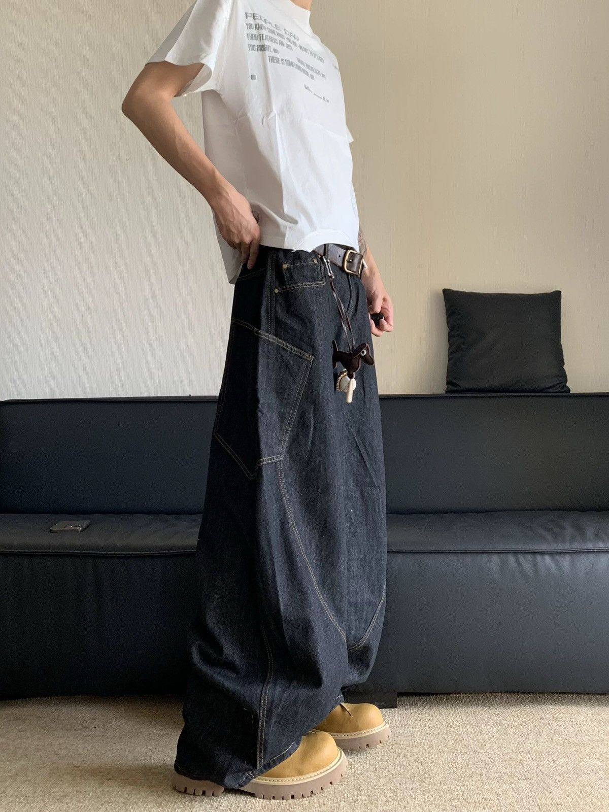 Designer × Vintage Retro punk pants Size US 32 / EU 48 - 4 Thumbnail