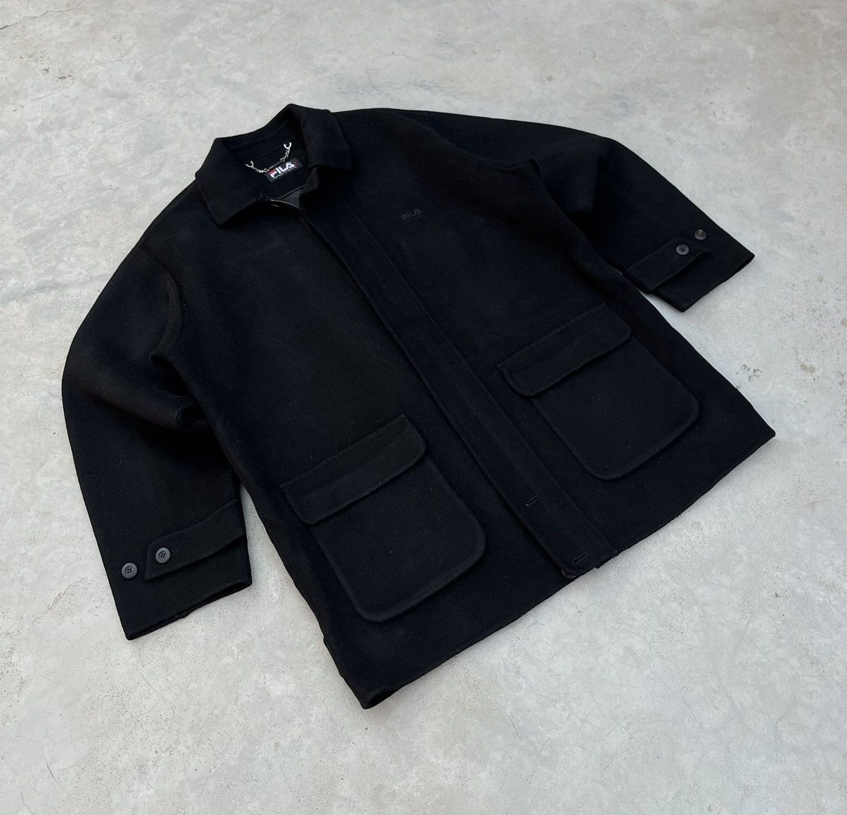 Fila × Polo Ralph Lauren VINTAGE FILA CLASSIC LONG HEAVY COAT Size US M / EU 48-50 / 2 - 2 Thumbnail