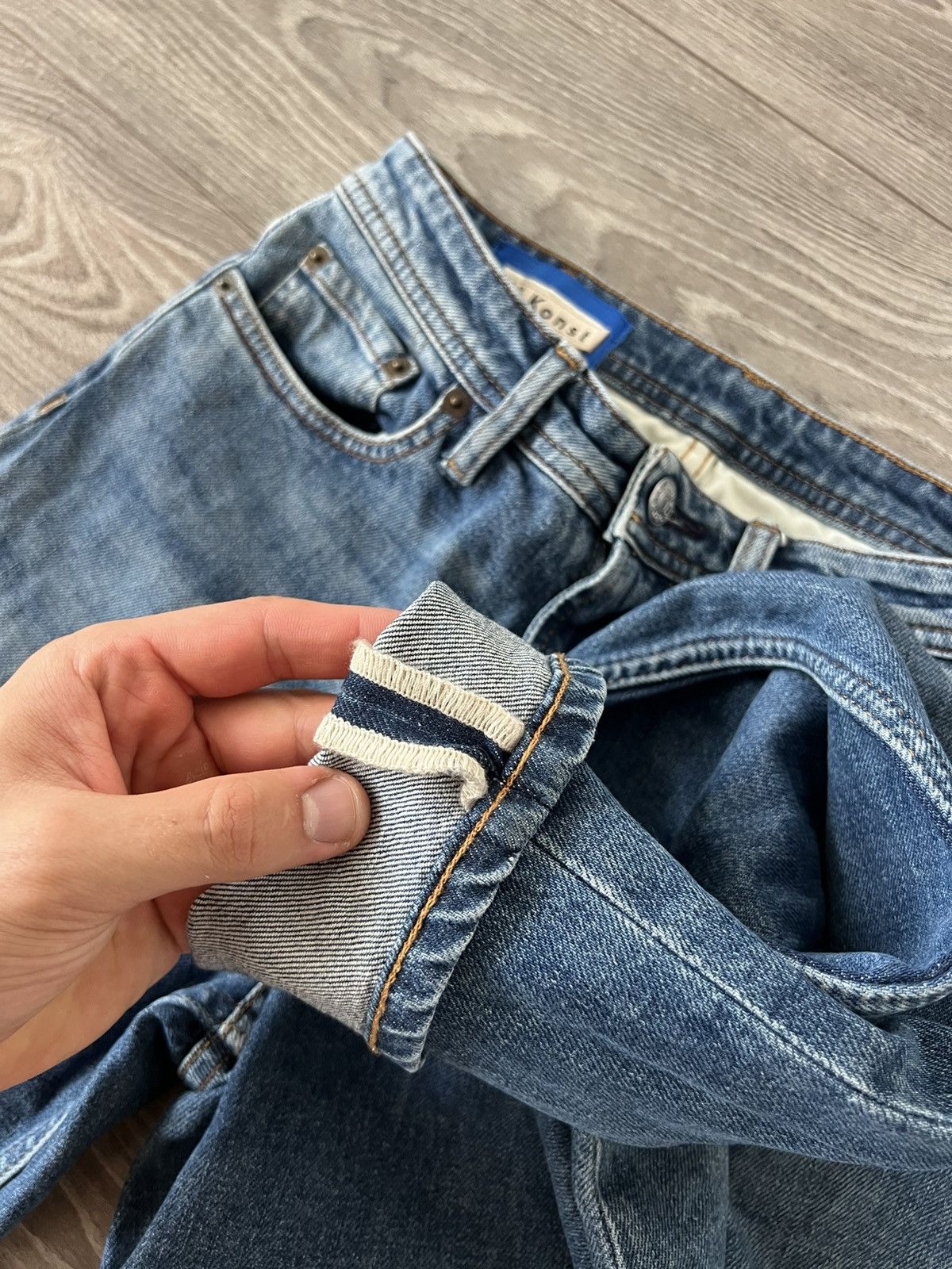 Acne Studios Acne Studios Bla Konst Made in Italy 26/32 Pink Knited Jeans Size 26" / US 2 / IT 38 - 16 Thumbnail