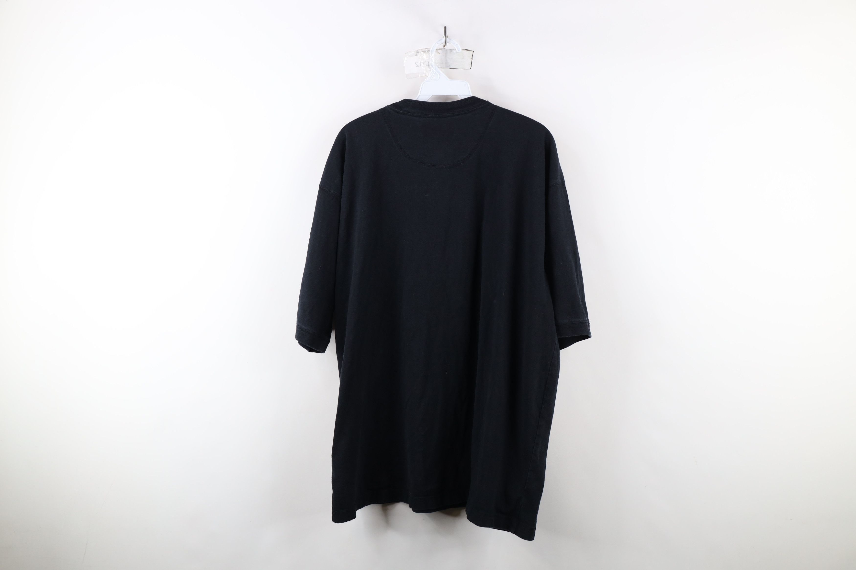 Vintage Vintage 90s Streetwear Short Sleeve Henley T-Shirt Black Size US XL / EU 56 / 4 - 10 Thumbnail