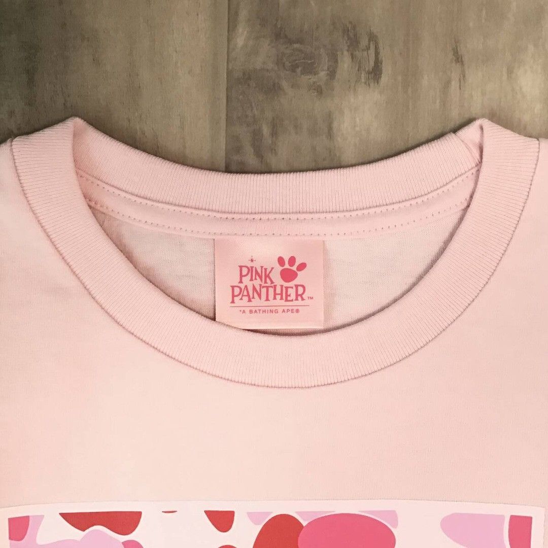 Bape BAPE × Pink Panther ABC camo pink T-shirt a bathing ape Size US S / EU 44-46 / 1 - 6 Thumbnail