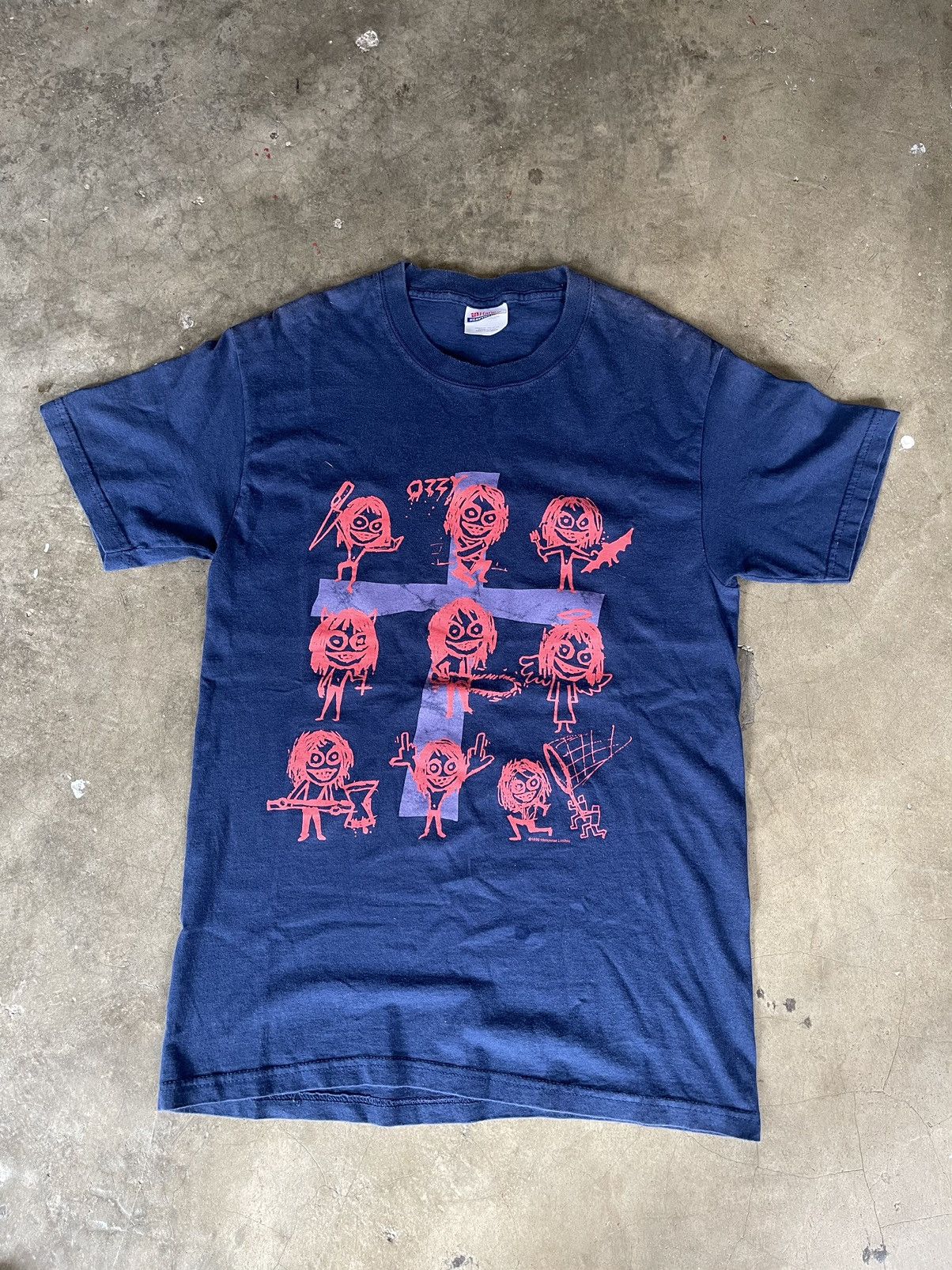 Band Tees × Vintage Vintage 1999 Ozzy Osbourne Stickman Shirt Size US S / EU 44-46 / 1 - 1 Thumbnail