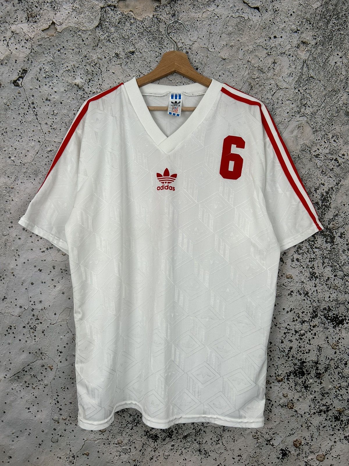 Adidas Vintage Adidas Soccer Jersey Football 90s Rare Sportswear Size US L / EU 52-54 / 3 - 1 Thumbnail