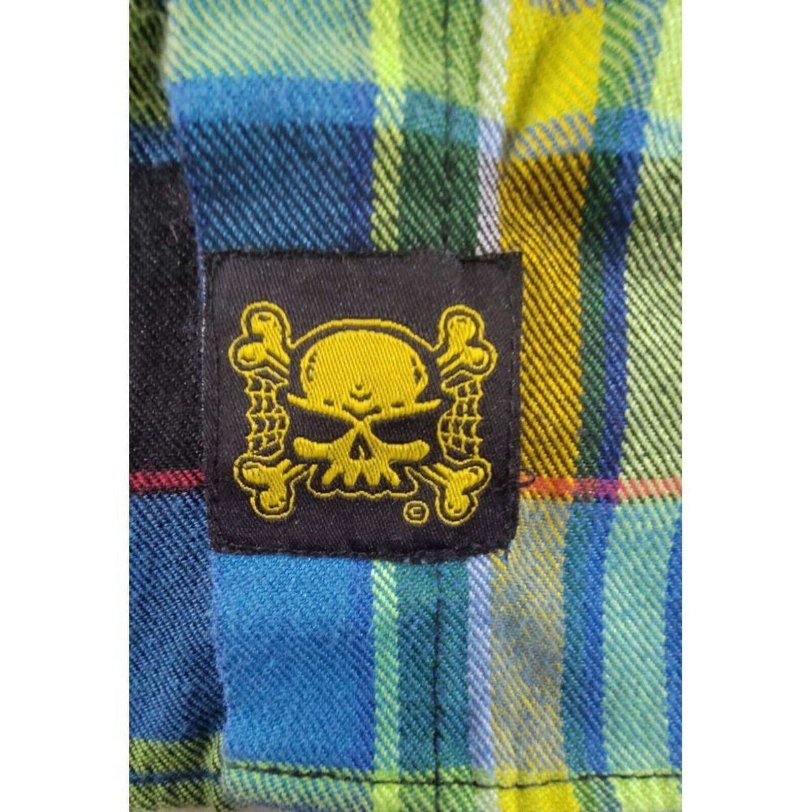 Drop Dead Drop Em Mens X Large "The Underdog" Low Rider Truck Flannel Size US XL / EU 56 / 4 - 9 Thumbnail
