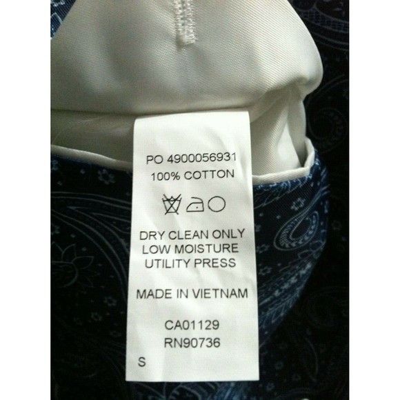Tallia TALLIA MEN'S NEW BLUE 100%COTTON SPORT JACKET BLAZER SIZE: S Size US S / EU 44-46 / 1 - 5 Thumbnail