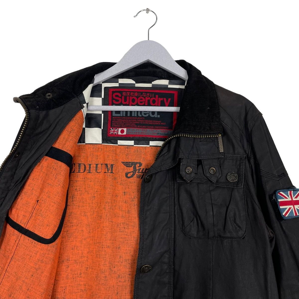 Superdry STEAL 💥SUPERDRY ROOKIE BIKER ZIPPER JACKET Size US L / EU 52-54 / 3 - 9 Thumbnail