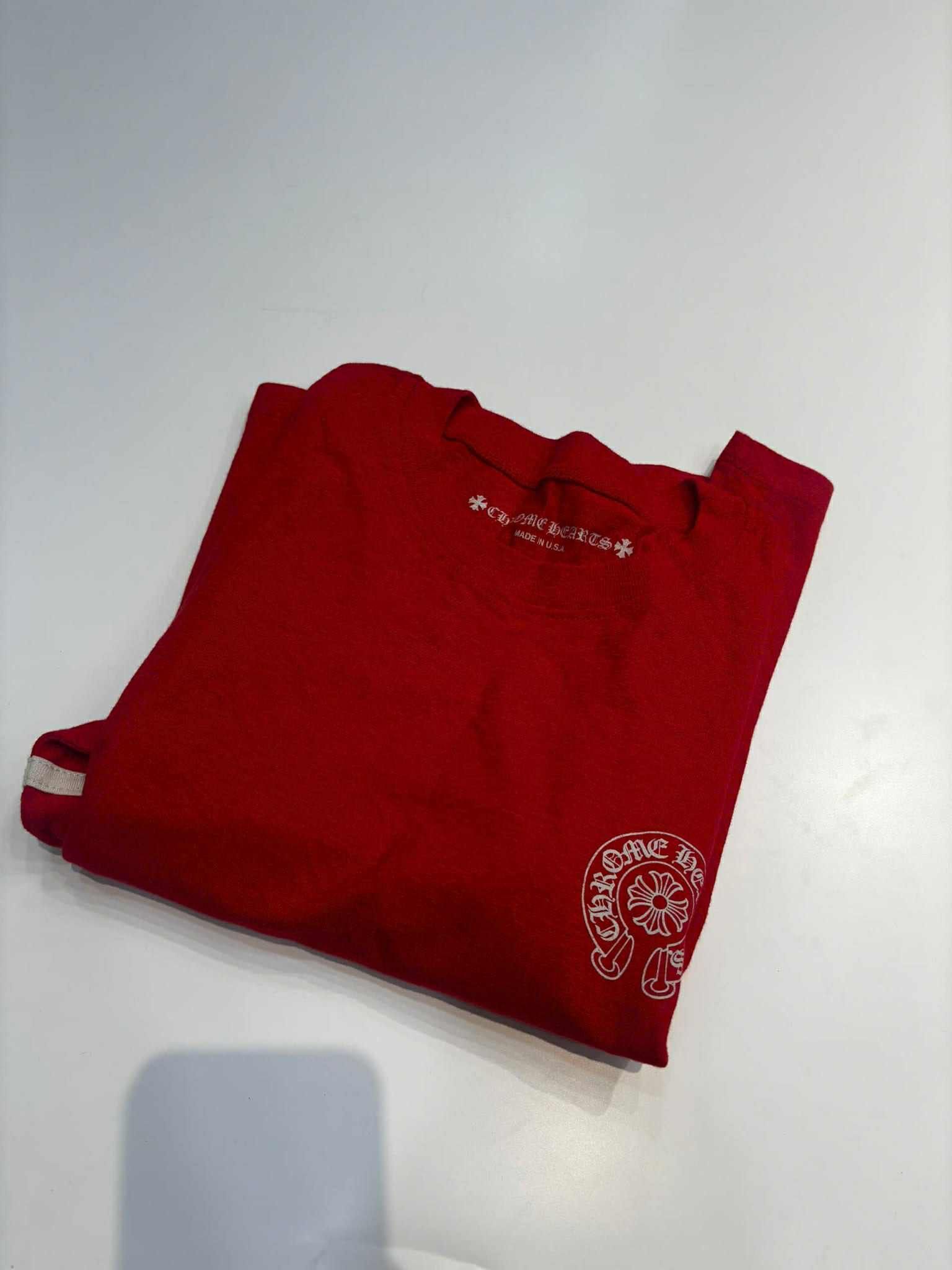 Chrome Hearts Chrome Hearts Roller Skate Horse Shoe Jersey L/S t-shirt red Size US M / EU 48-50 / 2 - 10 Thumbnail