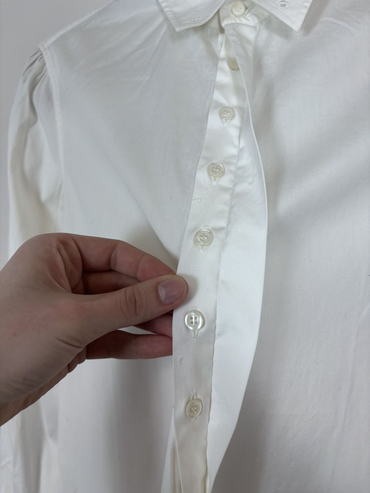 Dsquared2 Dsquared2 Men’s White Button Up Long Sleeve Dress Shirt Size US S / EU 44-46 / 1 - 6 Thumbnail