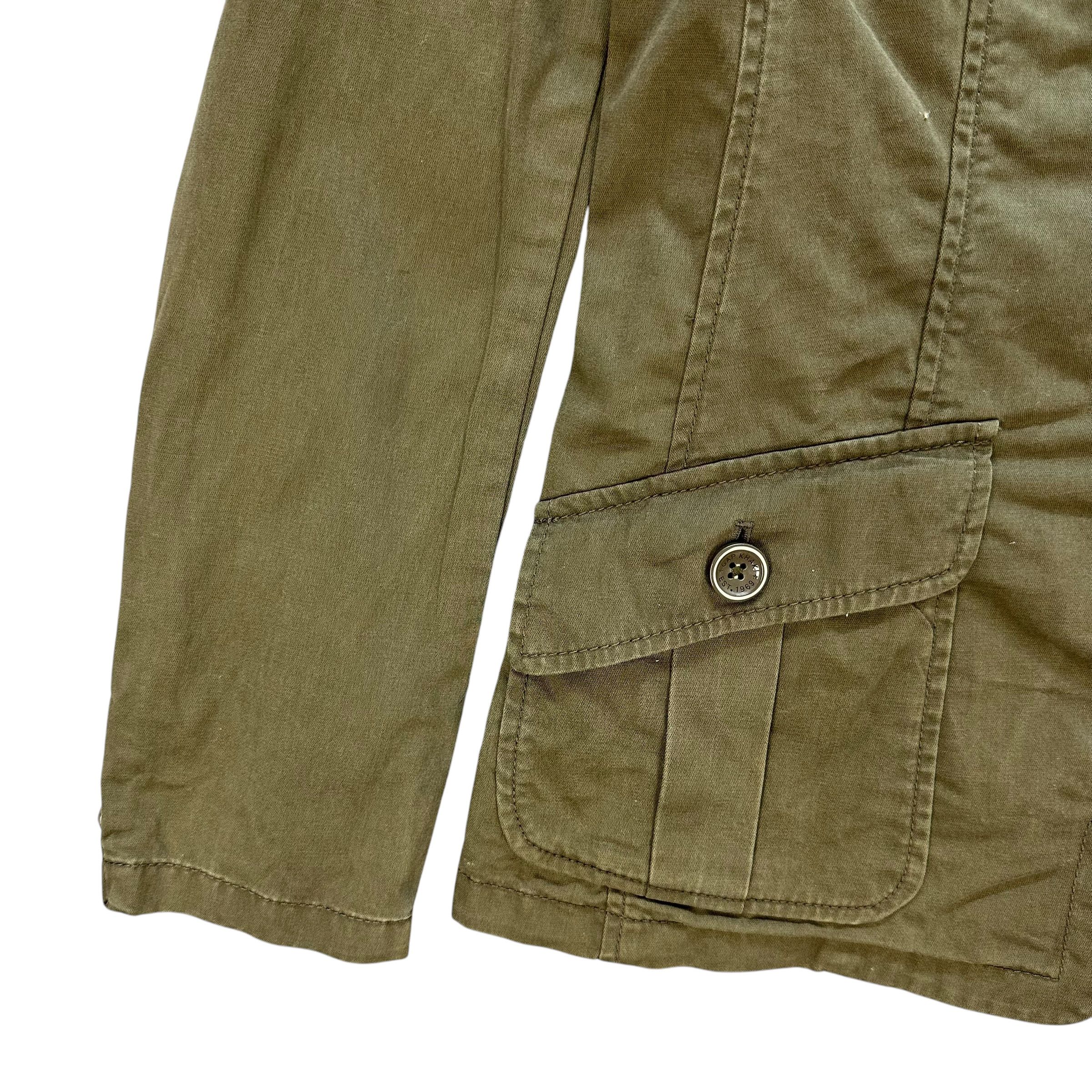 Gap Y2k Vintage GAP Khaki Olive Green Jacket #A74-1789 Size S / US 4 / IT 40 - 4 Thumbnail