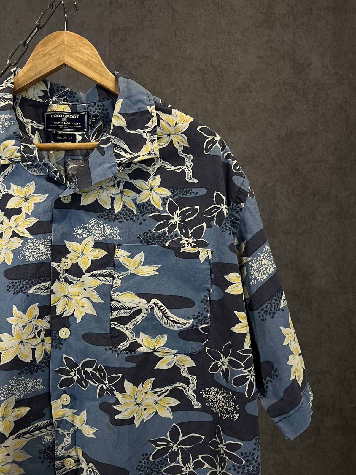 Ralph Lauren Polo Ralph Lauren sport vintage Hawaiian shirt Size US XL / EU 56 / 4 - 2 Thumbnail