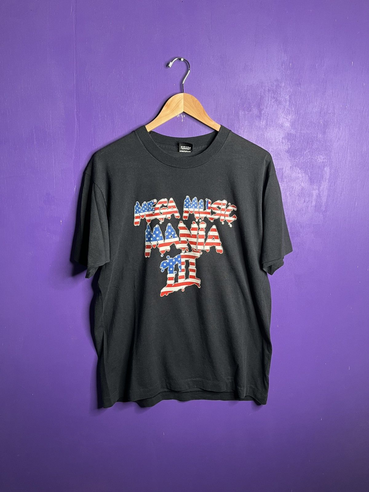 Band Tees × Vintage Vintage 1991 Mega music mania III tour t-shirt Size US L / EU 52-54 / 3 - 1 Thumbnail