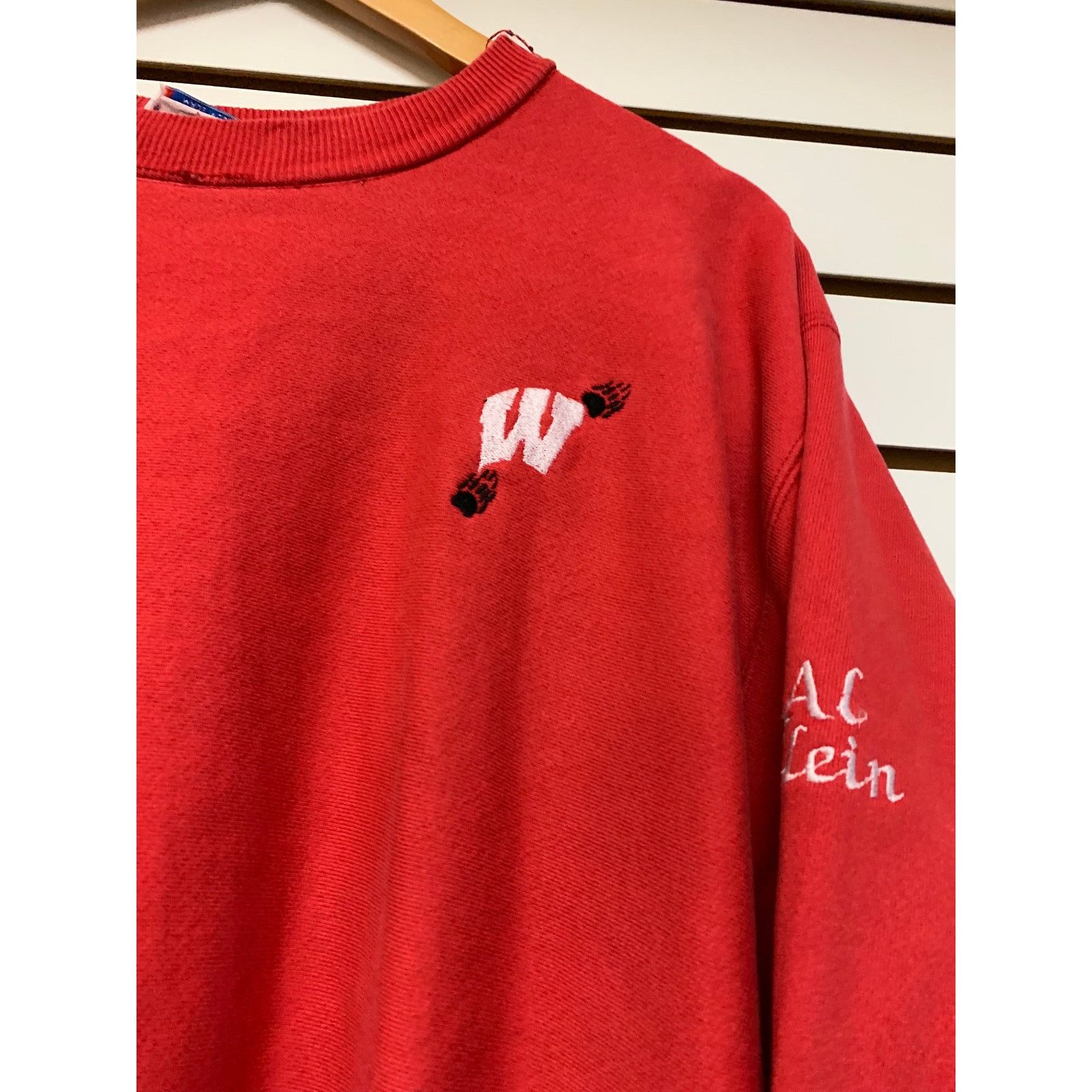 Majestic Vintage Wisconsin badgers crewneck Sweatshirt size XL 1990s Size US XL / EU 56 / 4 - 3 Thumbnail