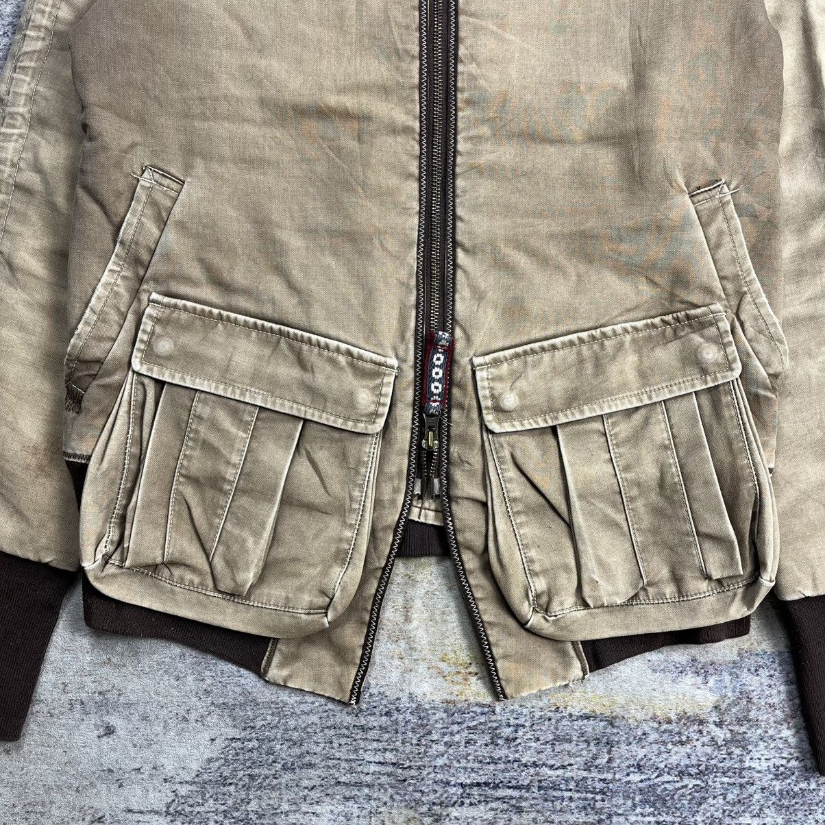 Marithe + Francois Girbaud Vintage Marithe francois Girbaud deconstruted bomber jacket Size US M / EU 48-50 / 2 - 5 Thumbnail