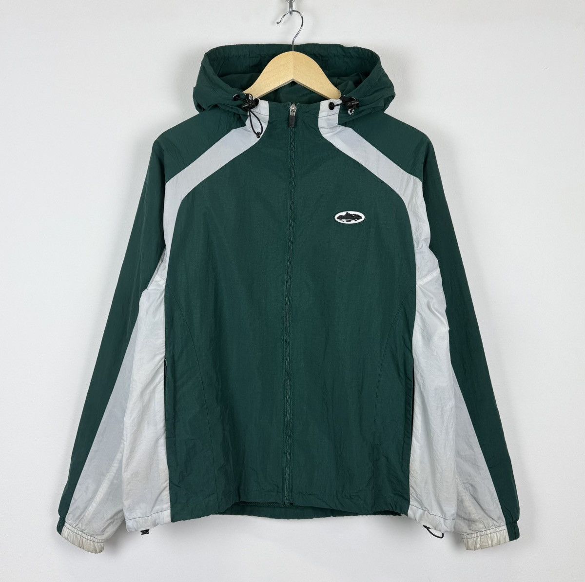 Corteiz Corteiz Spring Full Zip Nylon Jacket Green White Top Hooded Size US M / EU 48-50 / 2 - 1 Thumbnail