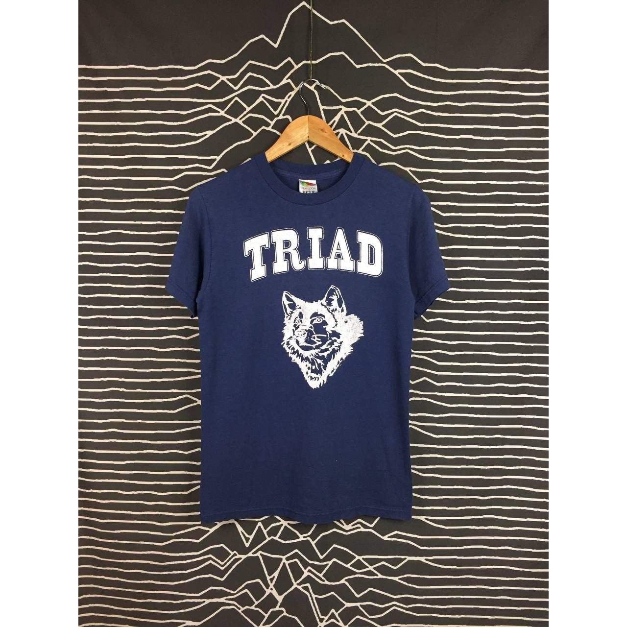 Fruit Of The Loom × Vintage Vtg 50/50 Triad Lone Wolf Art Nature Wildlife Animal Tee Size US S / EU 44-46 / 1 - 2 Thumbnail