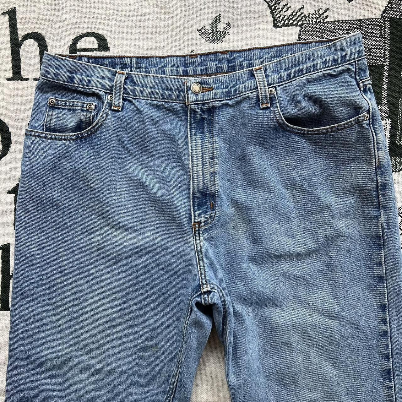 Vintage Crazy Vintage Y2K/2000s Skater Style Essential Light Wash Denim jeans! Size US 38 / EU 54 - 5 Thumbnail