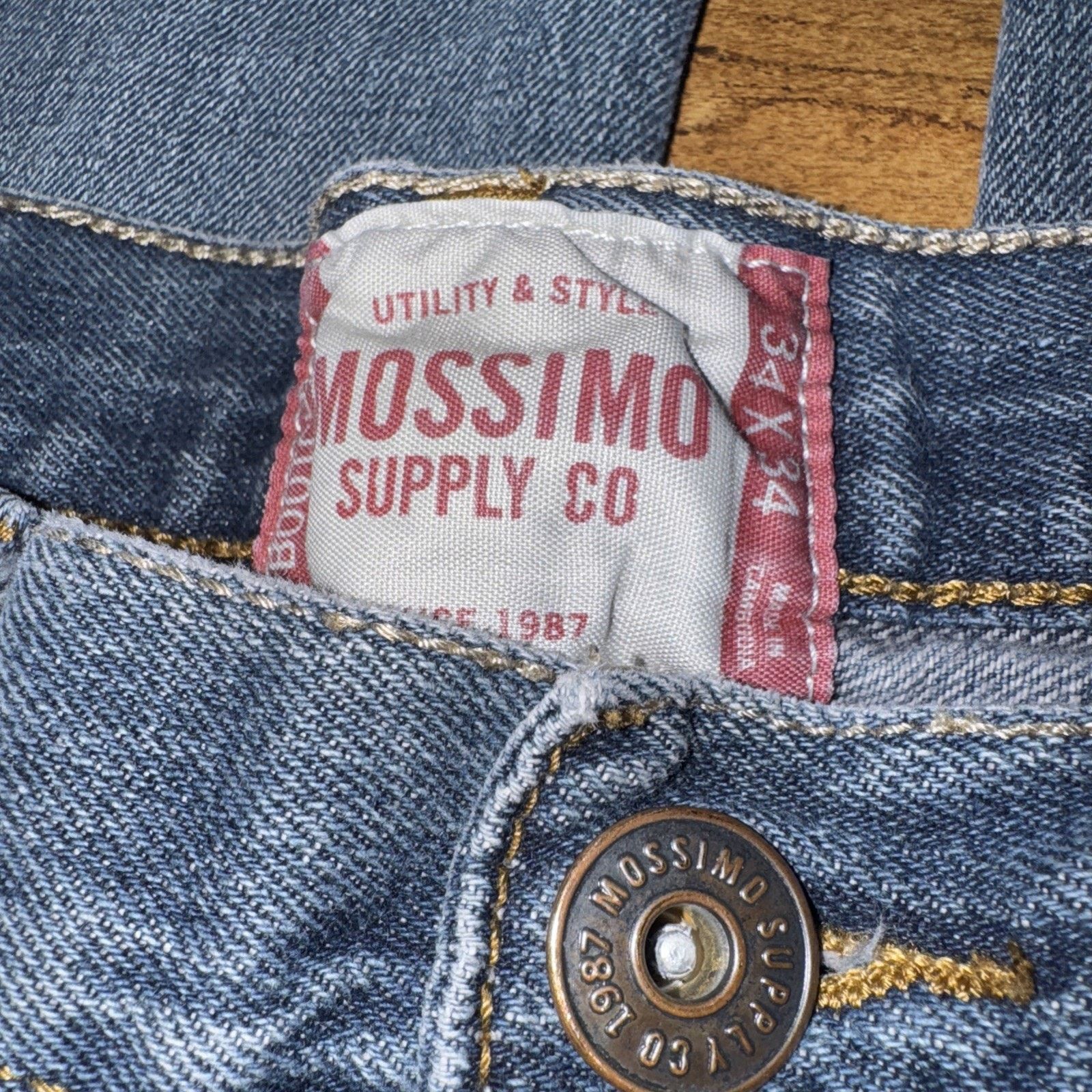 Denim & Co. × Mossimo Mossimo Supply Co Denim Jeans Blue 34x33 Size US 34 / EU 50 - 6 Thumbnail