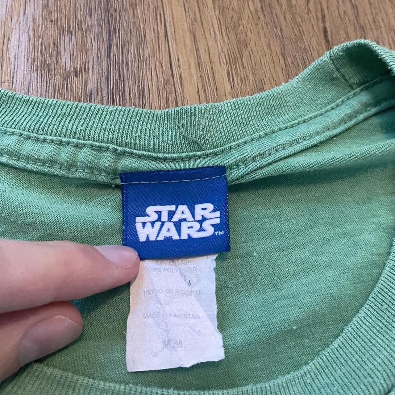 Star Wars 2000s y2k vintage green Star Wars Yoda "Trust Me Size US M / EU 48-50 / 2 - 4 Thumbnail