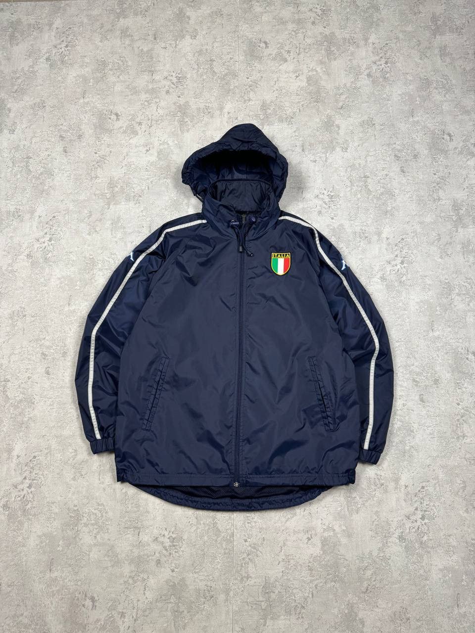Kappa 2002 Italy World Cup Kappa Sideline Training Navy Jacket Size US M / EU 48-50 / 2 - 1 Thumbnail