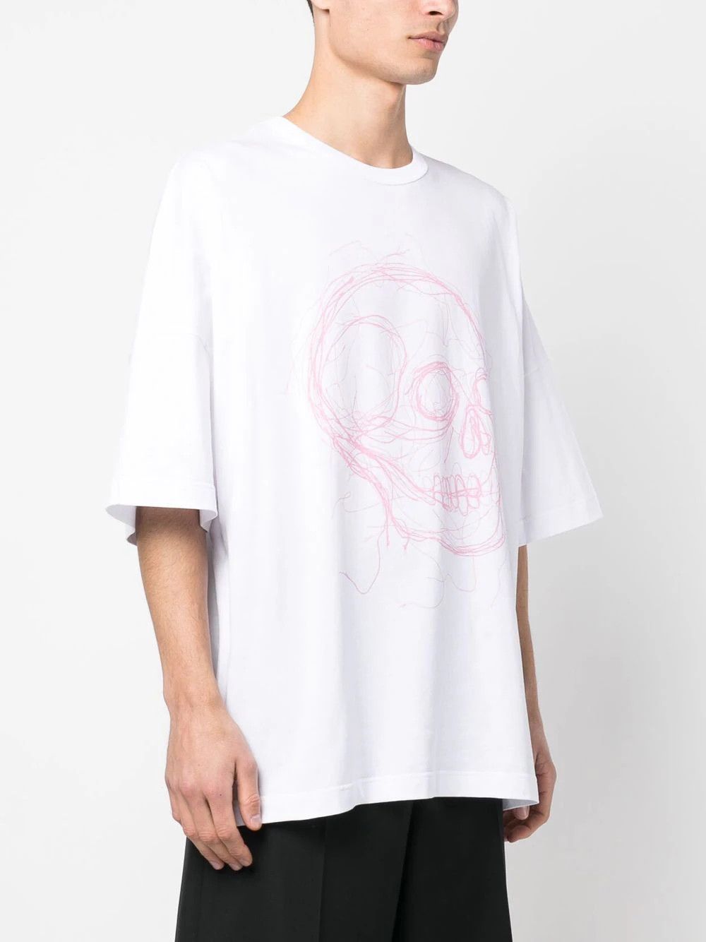Alexander McQueen o1y1024 T-Shirt In White Size US S / EU 44-46 / 1 - 3 Thumbnail