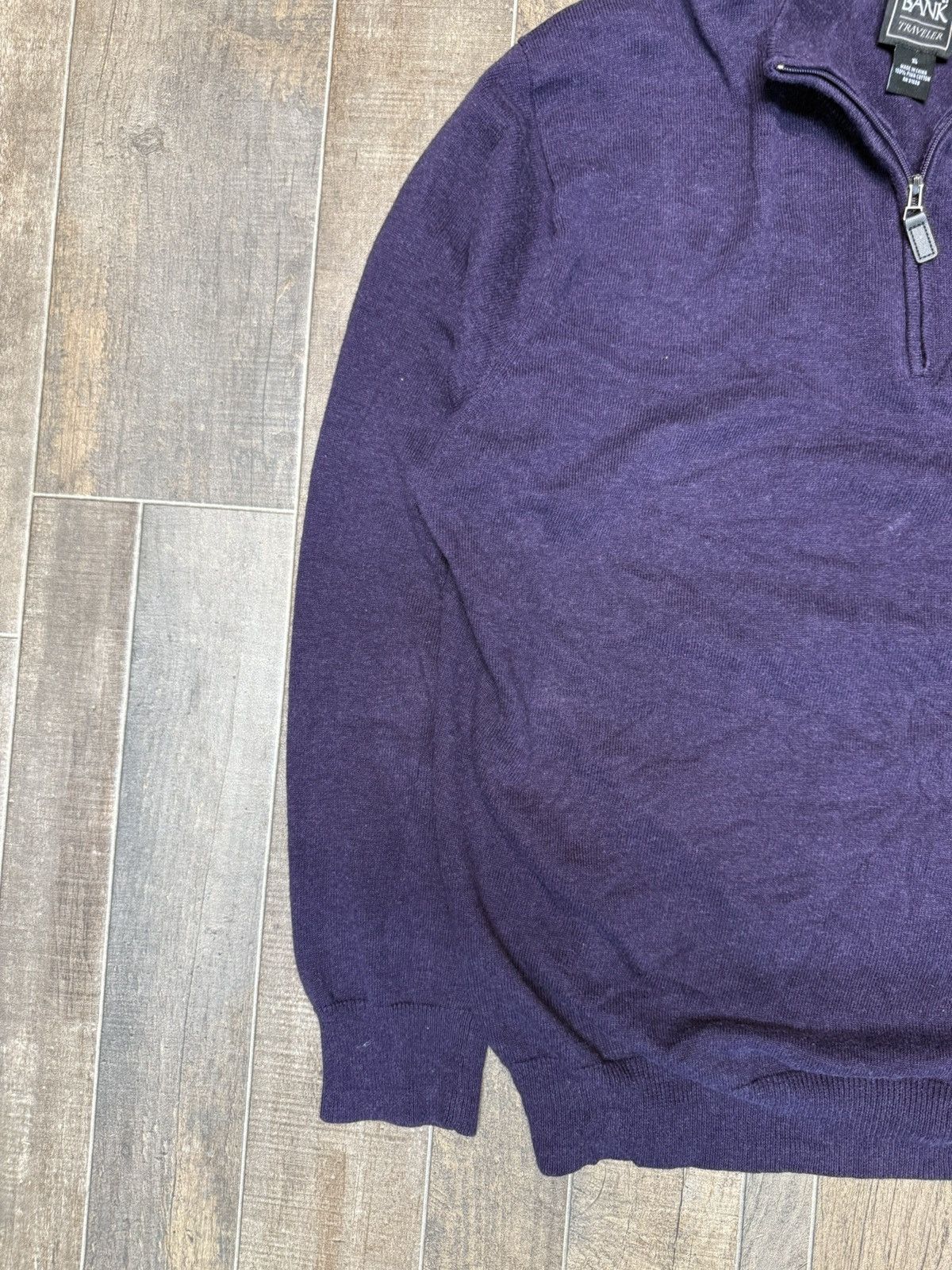 Jos. A. Bank Fancy Jo’s A. Bank quarter zip knit sweater Size US XL / EU 56 / 4 - 2 Thumbnail