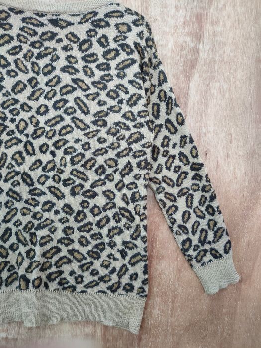 Aran Isles Knitwear Hyphen leopard cardigan mohair like number nine #46-193DLA Size US M / EU 48-50 / 2 - 9 Thumbnail
