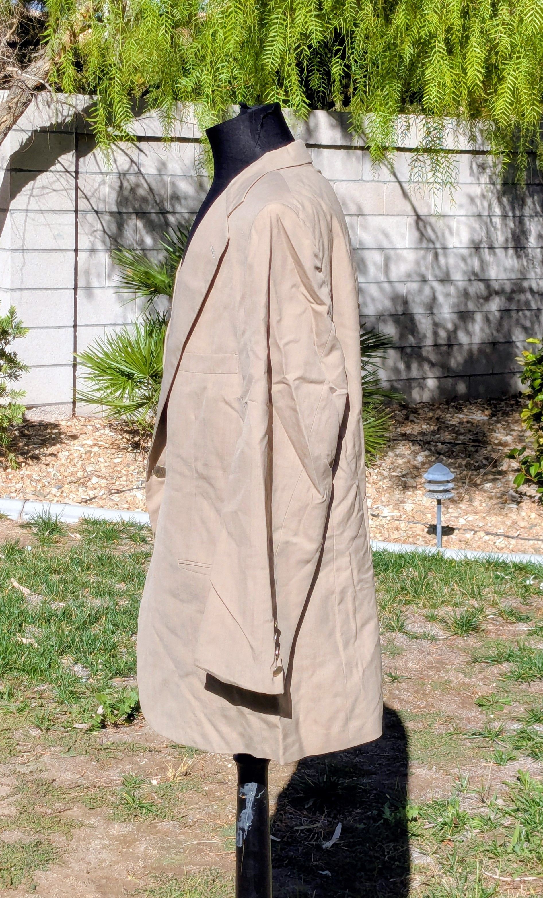 Tom James Vintage 1985 Tom James Custom Tailored 2-Button Blazer Coat Size 48S - 3 Thumbnail