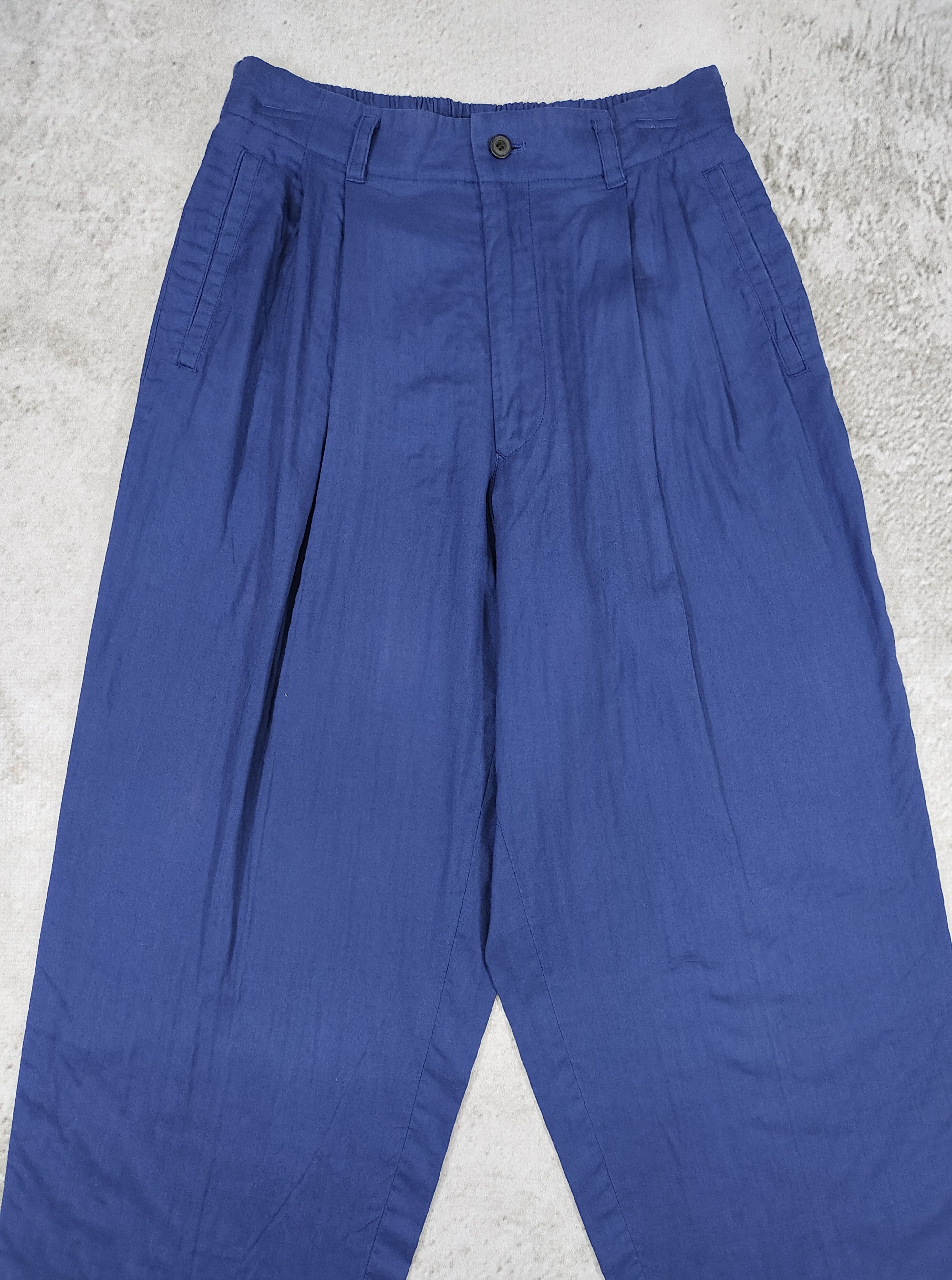 Issey Miyake 90s Issey Miyake- Barrel Cut Relaxed Tailored Archive Pants Size US 32 / EU 48 - 2 Thumbnail