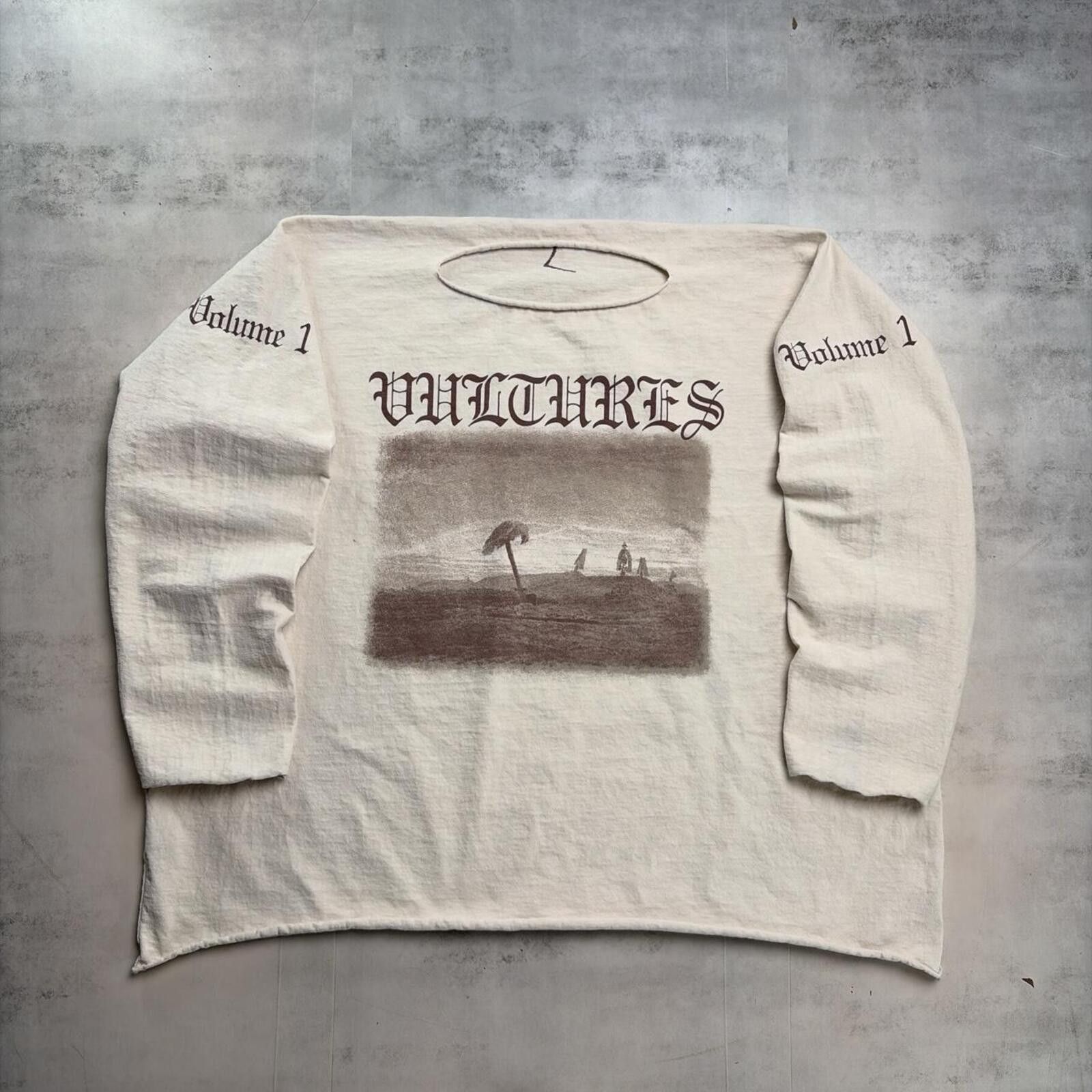 Yeezy Yeezy Vultures Volume Album Merch Long Sleeve Cropped Shirt Size US M / EU 48-50 / 2 - 1 Thumbnail