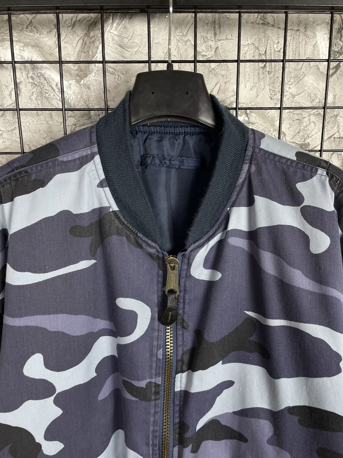 Balenciaga Vintage Reversible Camo /Blue Bomber MA1 Raf Simons Style Size US L / EU 52-54 / 3 - 6 Thumbnail