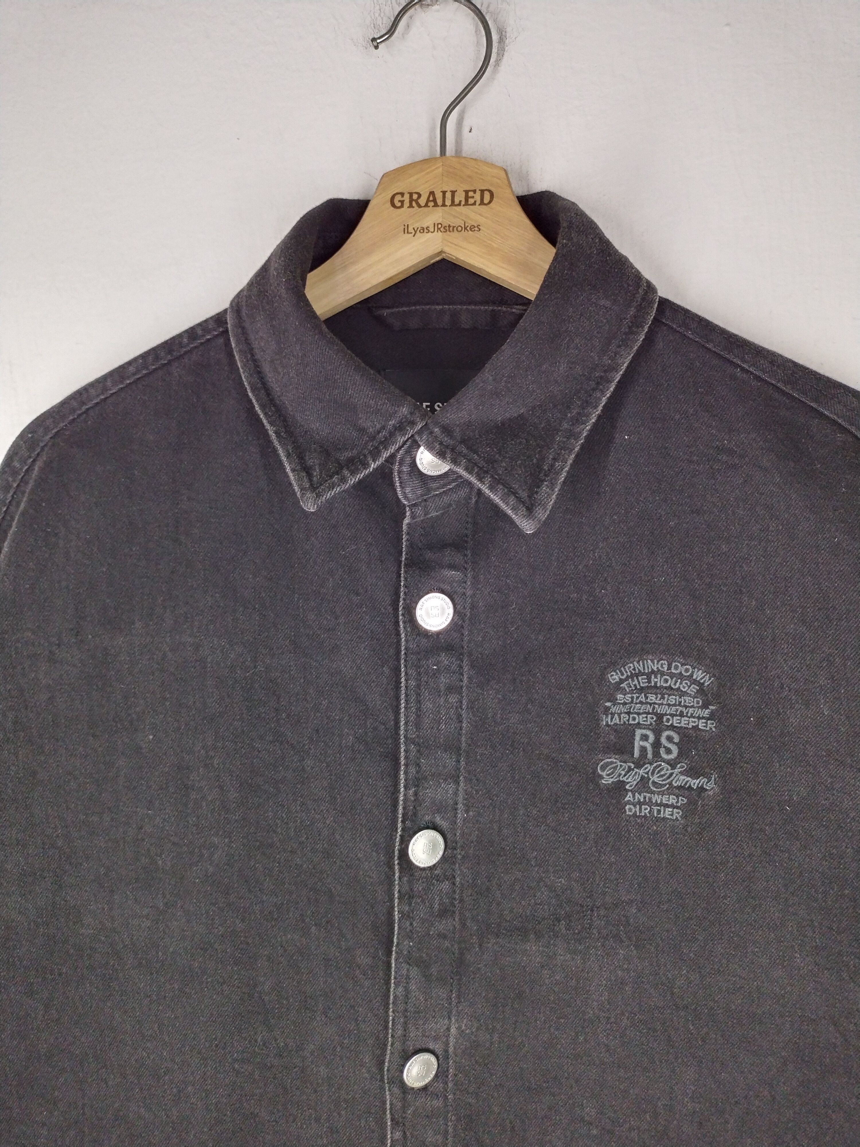 Raf Simons Big Fit Denim Shirt AW19/20 Raf Simons Jacket Size US XL / EU 56 / 4 - 8 Thumbnail