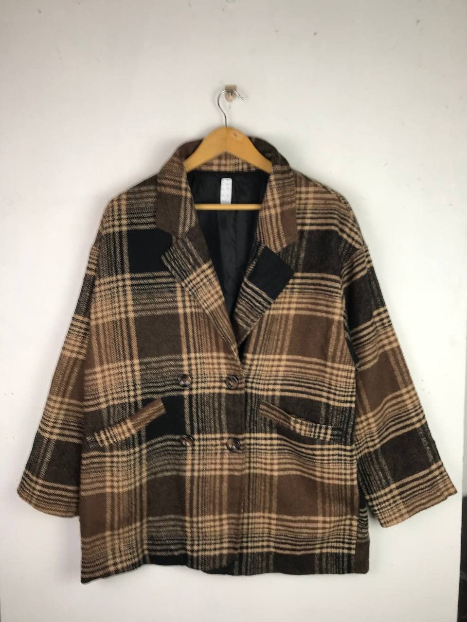 Japanese Brand × Vintage Vintage Wool Jacket Rare Design Size US L / EU 52-54 / 3 - 1 Thumbnail