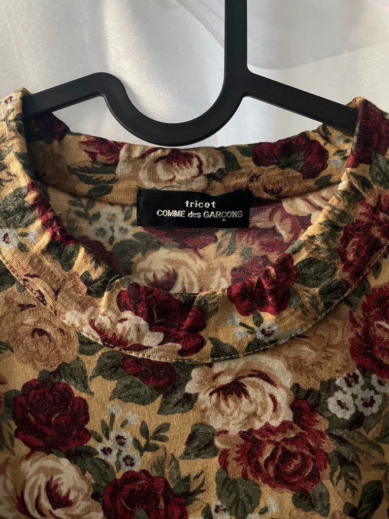Comme des Garcons Comme Des Garcons Women's floral long-sleeve T-shirt Size M / US 6-8 / IT 42-44 - 4 Thumbnail