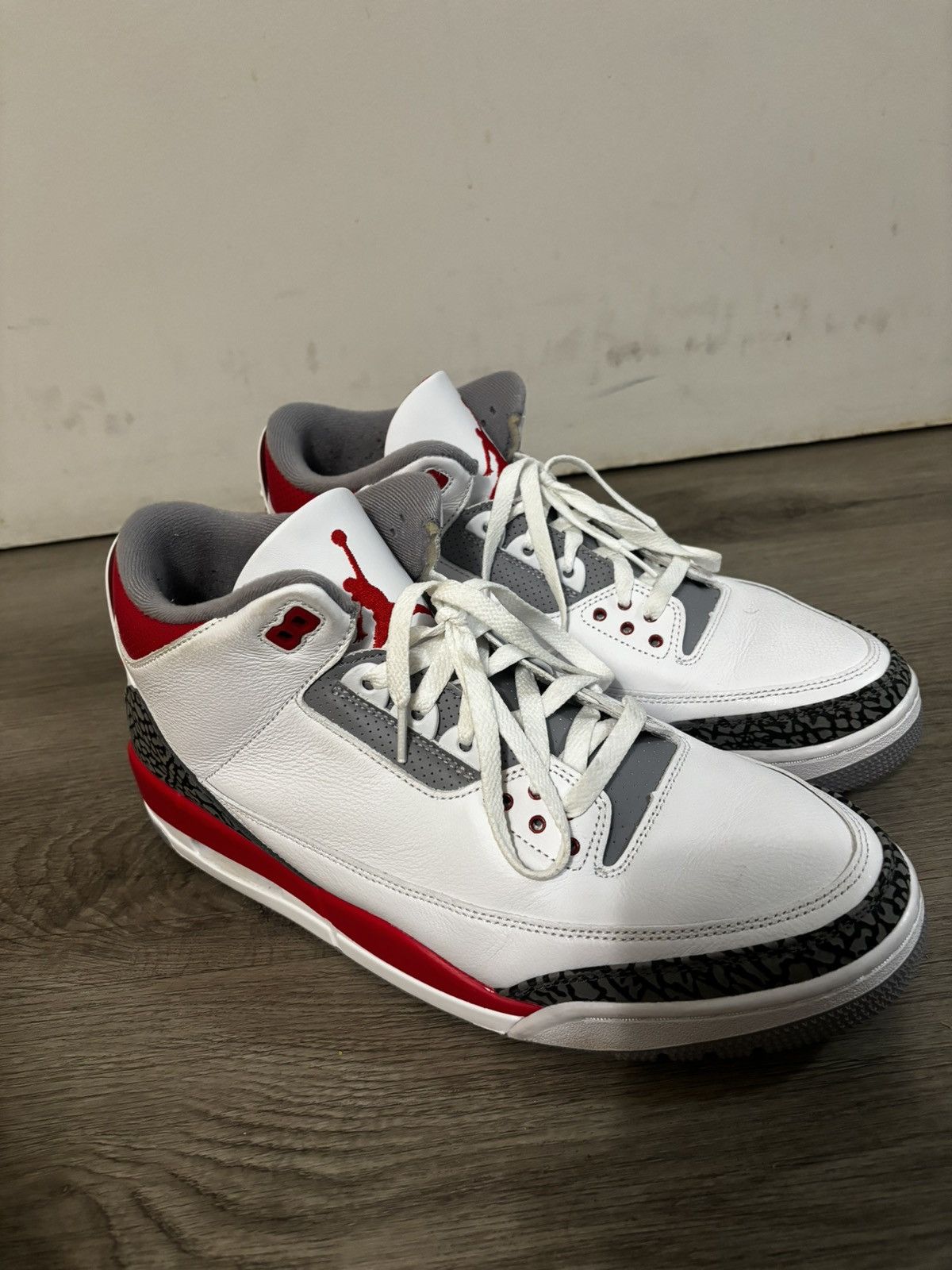 Jordan Brand Air Jordan 3 Retro 'Fire Red' Size US 13 / EU 46 - 8 Thumbnail