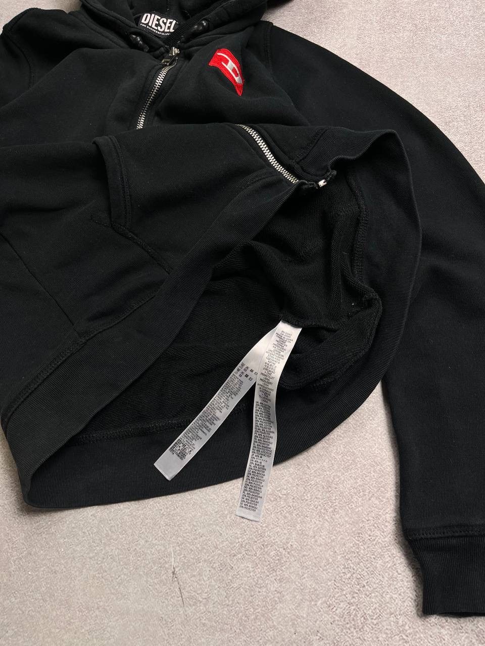 Diesel × Vintage Vintage Diesel Archival Boxy Zip Hoodie Y2K M Size US M / EU 48-50 / 2 - 6 Thumbnail