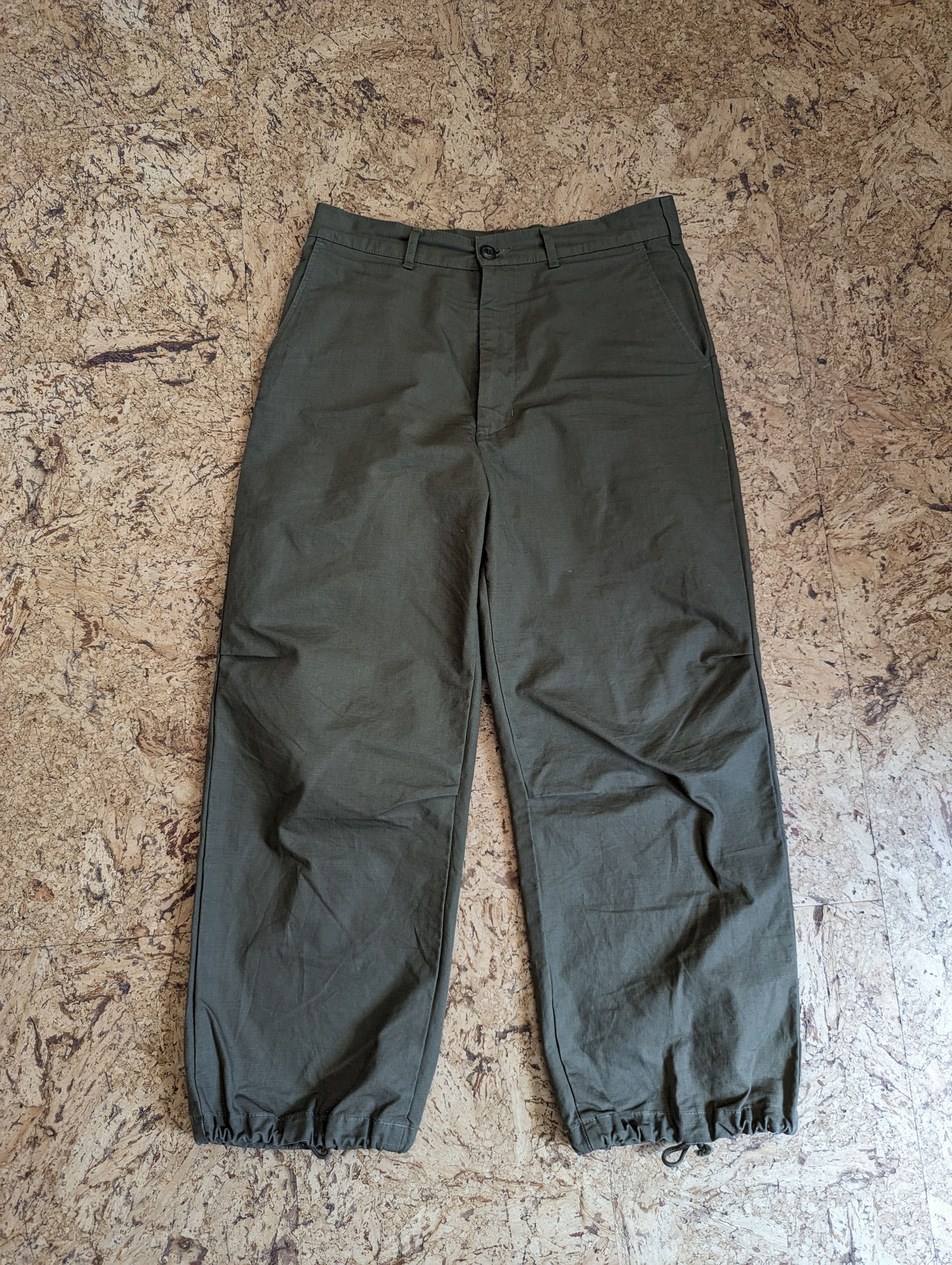image of Japan Blue Jeans - Field Worker Uniform Pants (F. W. U) in Olive, Men's (Size 32)