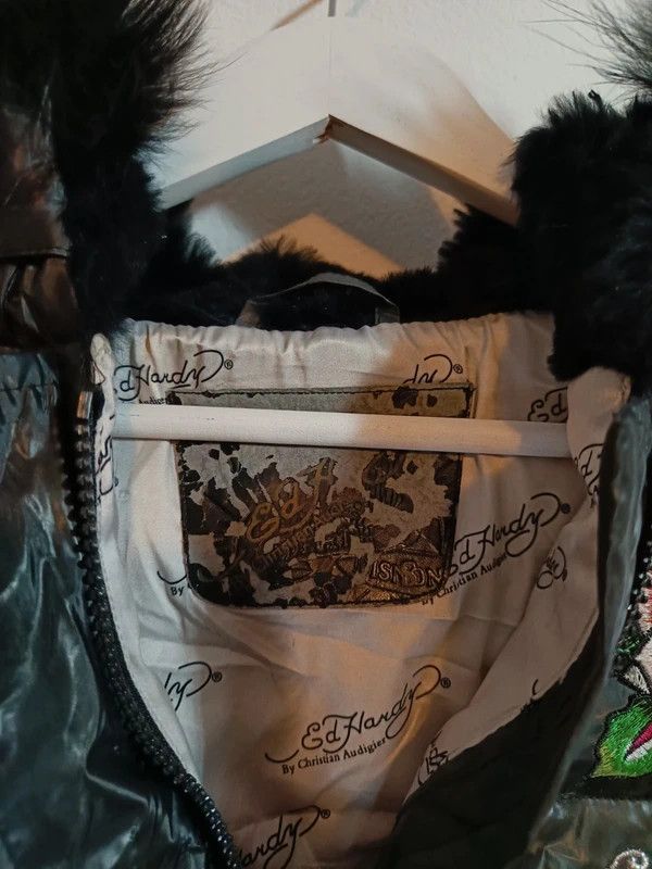 Ed Hardy Vintage 2000s Ed Hardy Snow Puffer Vest Down Jacket Size S / US 4 / IT 40 - 11 Thumbnail