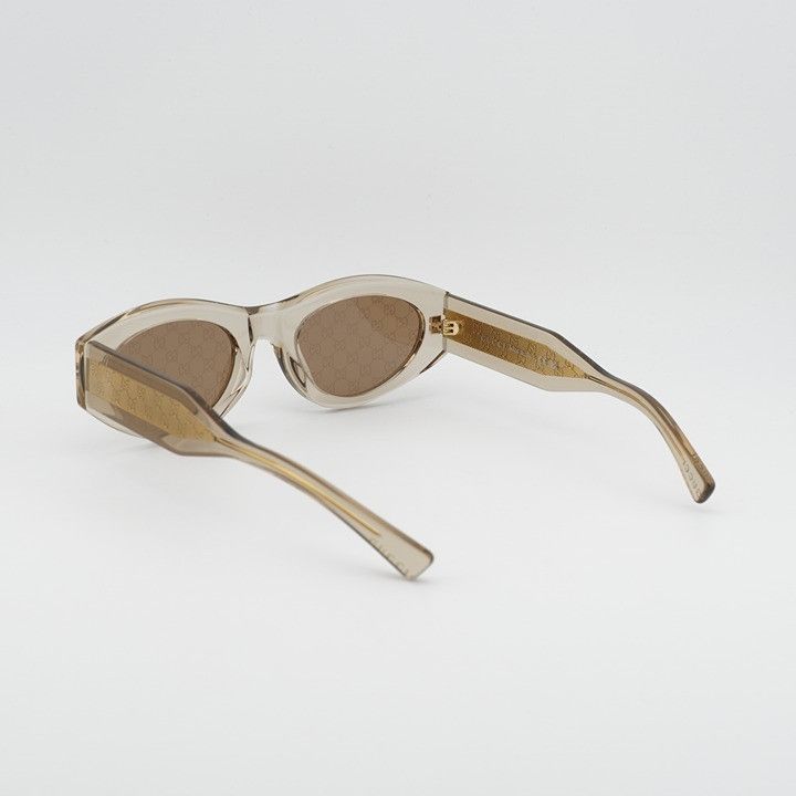 Gucci Gucci GG2065S 003 Sunglasses Yellow Cat Eye Frame Size ONE SIZE - 6 Thumbnail