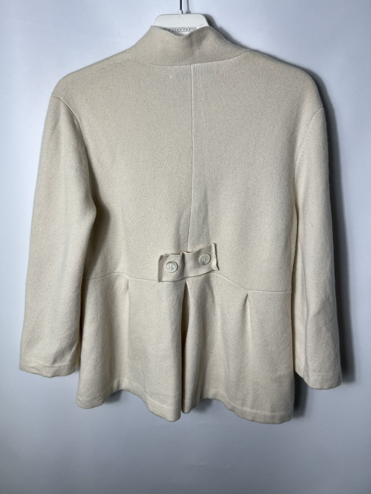 Allude Vintage luxury Allude Cashmere Cream Cardigan Size M Size M / US 6-8 / IT 42-44 - 7 Thumbnail