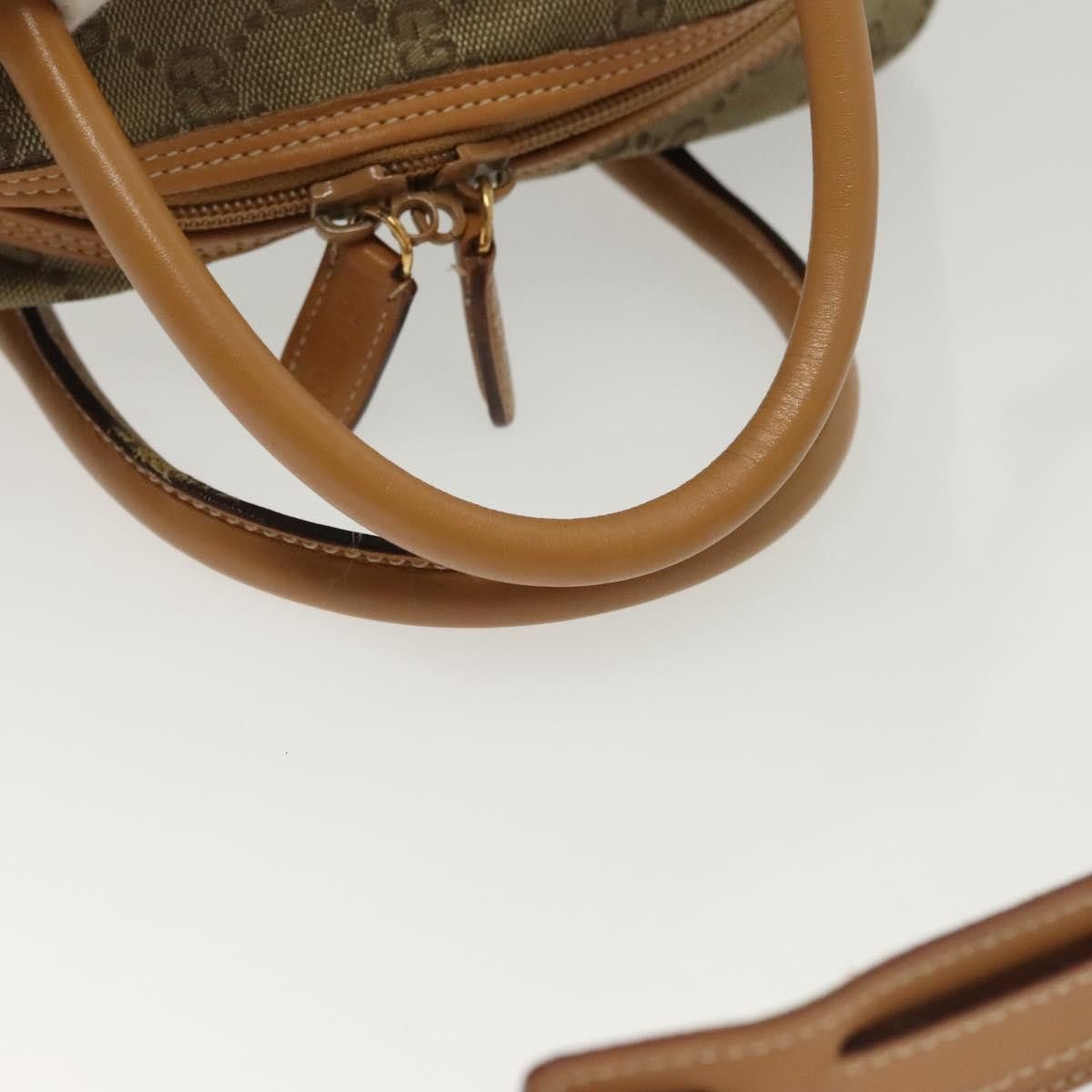 Gucci GUCCI GG Canvas Boston Bag Gold Beige 013 123 013 123 Size ONE SIZE - 7 Thumbnail
