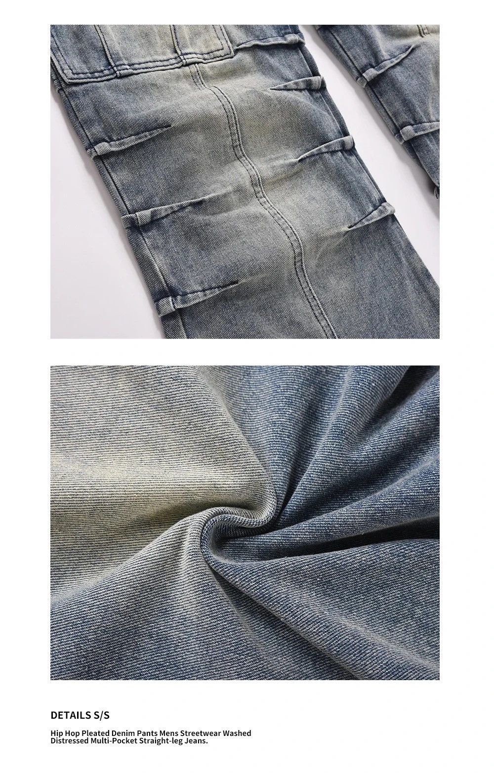Japanese Brand × Jean Vintage street washed micro-flared jeans Size US 32 / EU 48 - 7 Thumbnail
