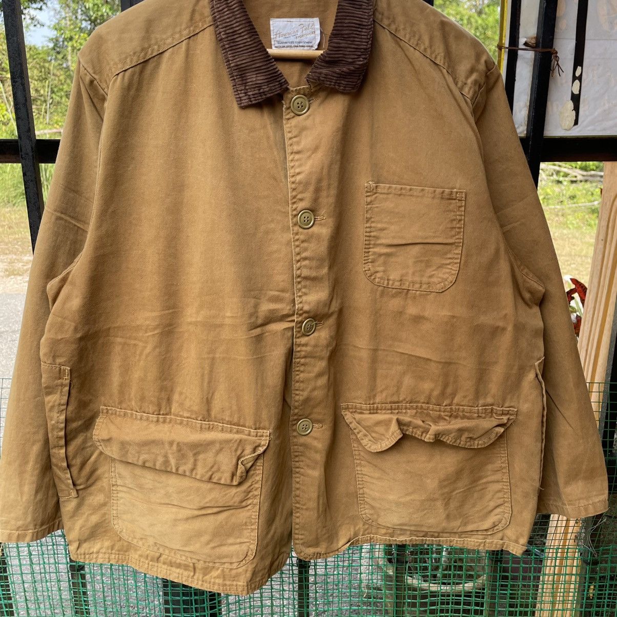 American Apparel 🔥Vintage 70s American Sportswear Duck Canvas Hunting Jacket Size US L / EU 52-54 / 3 - 6 Thumbnail