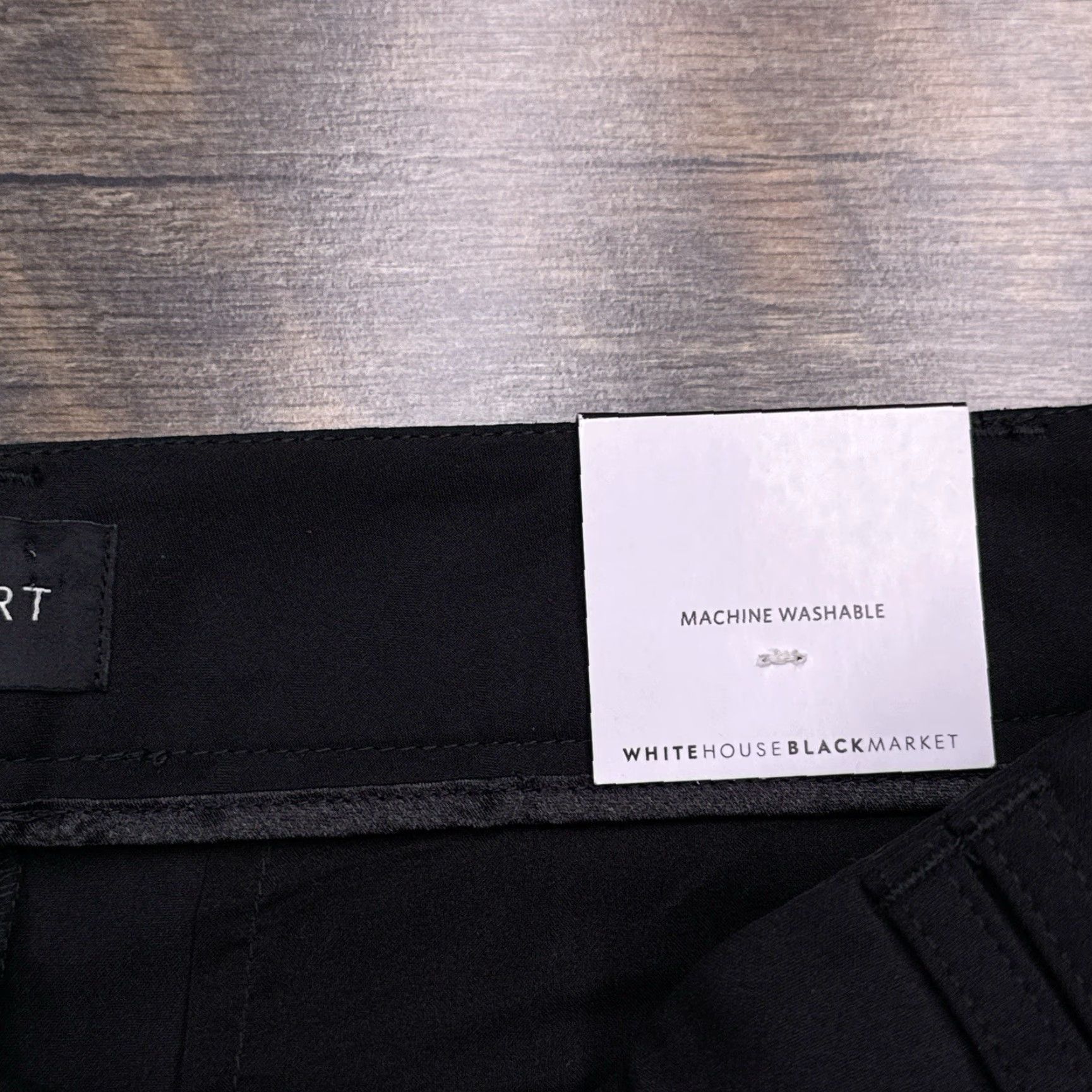 White House Black Market WHBM 5 Inch Shorts Womens 6 Black Low Rise Stretch New Size 28" / US 6 / IT 42 - 4 Thumbnail