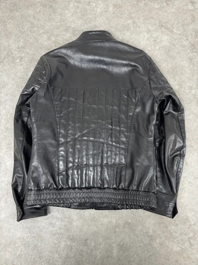 Dolce & Gabbana 2000s Dolce & Gabbana Biker Black Leather Jacket Size US M / EU 48-50 / 2 - 4 Thumbnail
