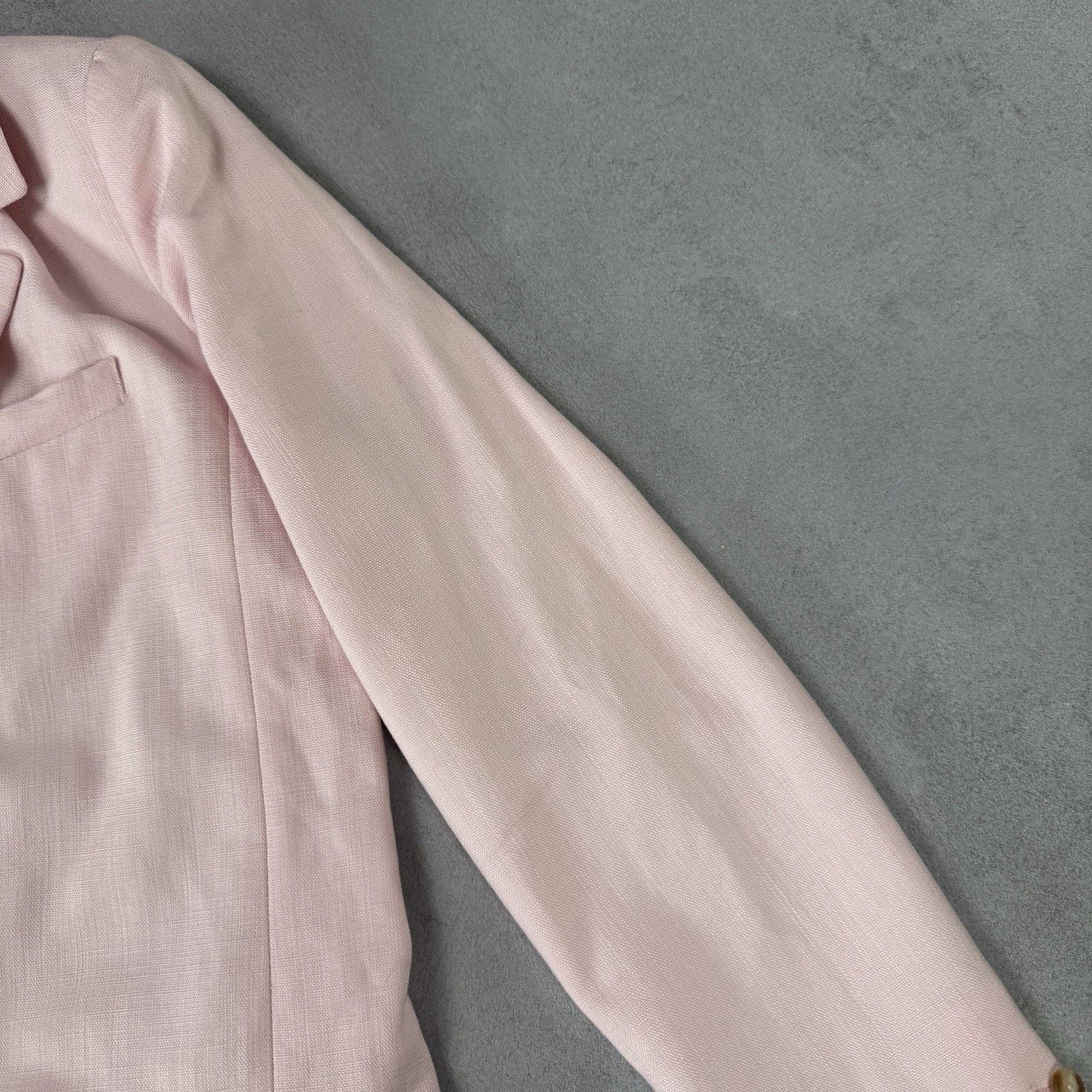 Sezane Sezane Paris Pink Double-Breasted Blazer Jacket Women's Size XS / US 0-2 / IT 36-38 - 8 Thumbnail