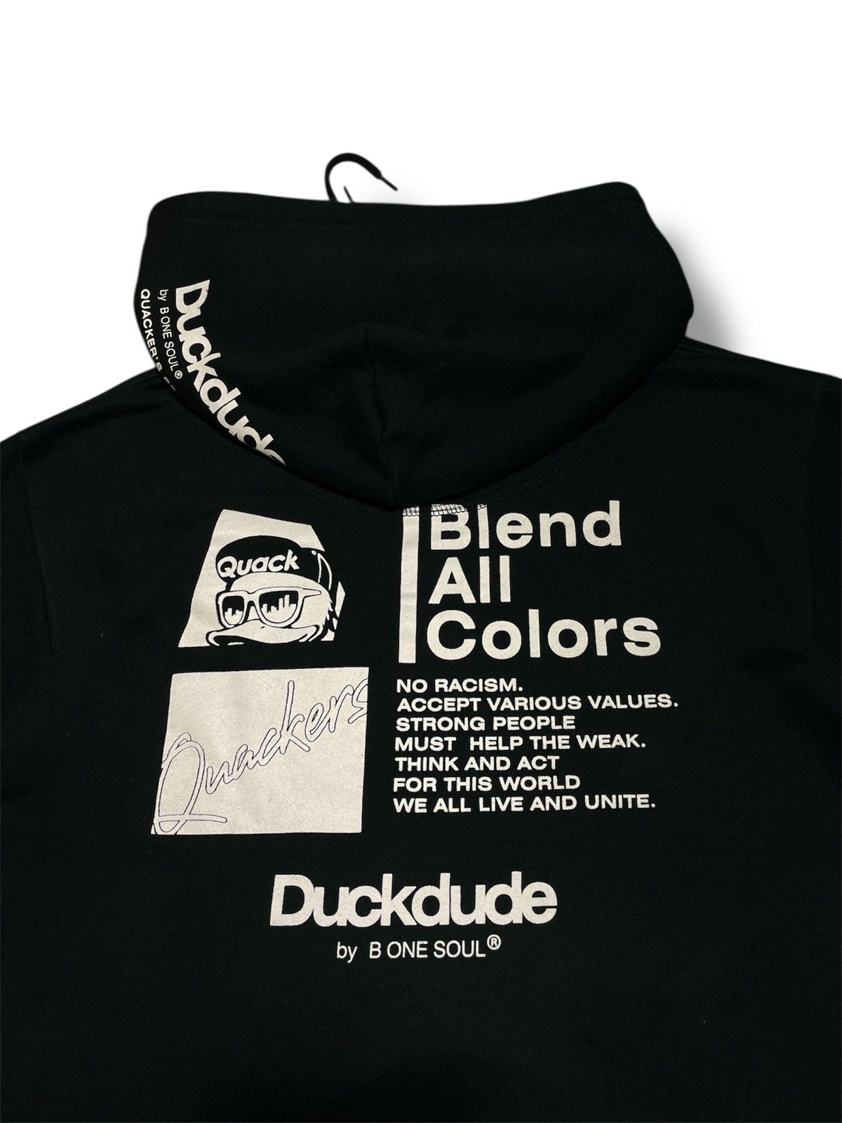 Japanese Brand Duck Dude / Be One Soul Streetwear Hoodies Size US M / EU 48-50 / 2 - 9 Thumbnail