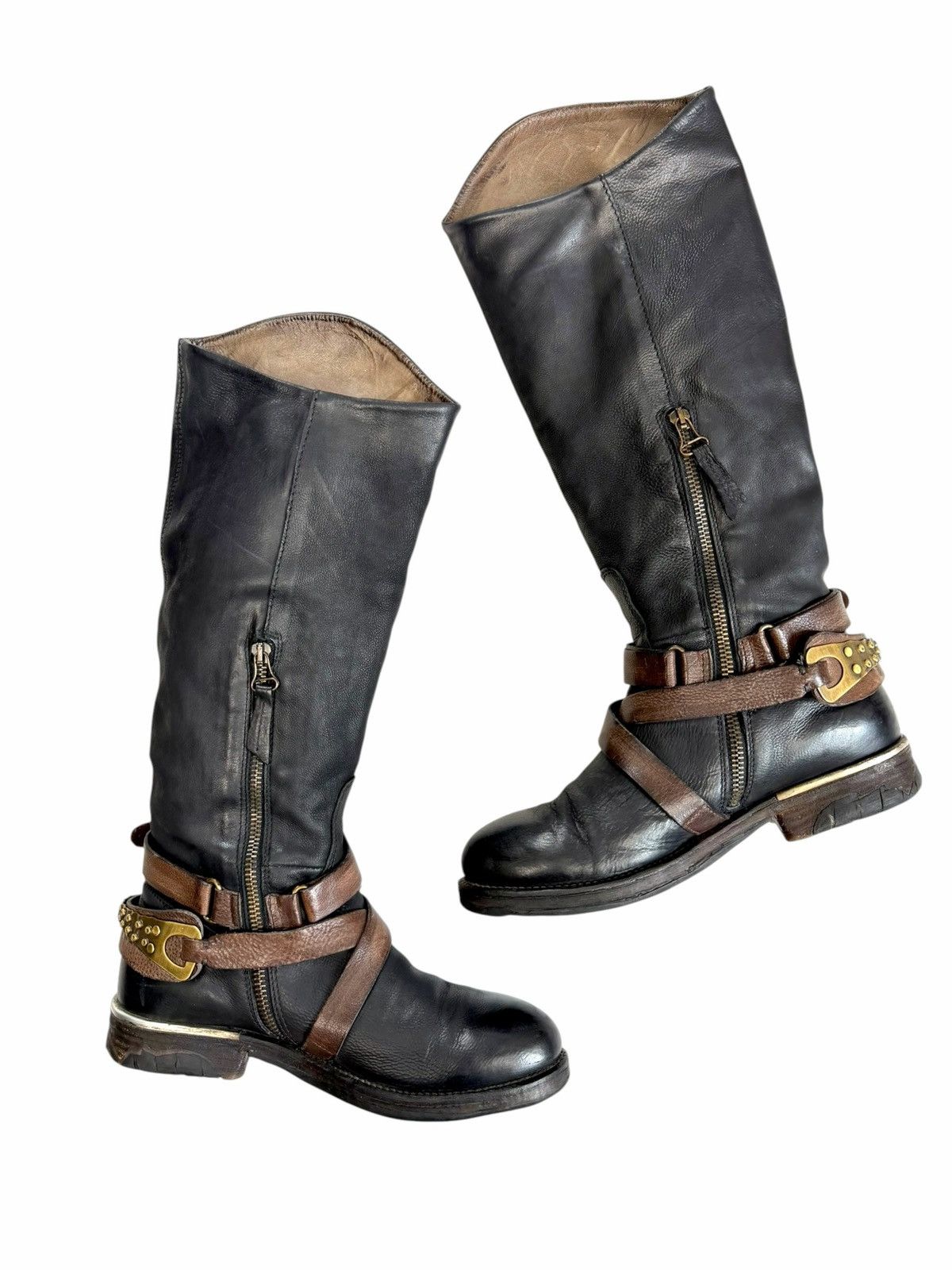 A.S.98 Vintage Airstep A.S. 98 High Leather Avantgarde boots Size US 8 / IT 38 - 2 Thumbnail