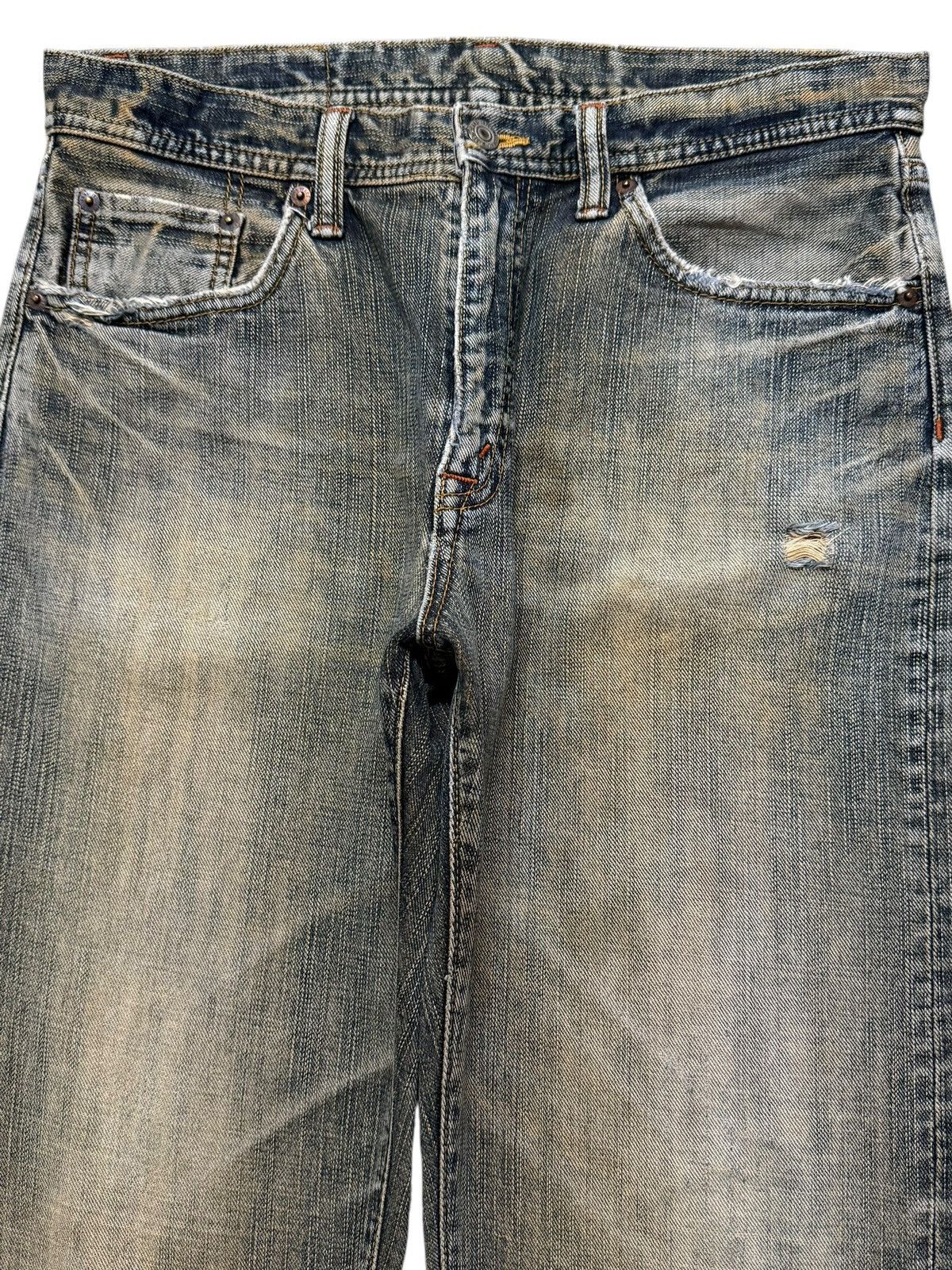 semanticdesign Vintage 90s Japanese Brand Mud Wash Faded Relaxed Wide Leg Size US 32 / EU 48 - 3 Thumbnail