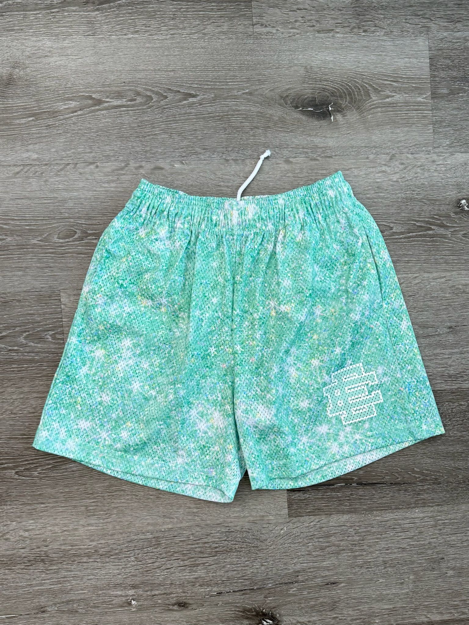 Eric Emanuel Eric Emanuel EE "Basic Short" (Green Sparkle/Green) Size US 31 - 1 Thumbnail