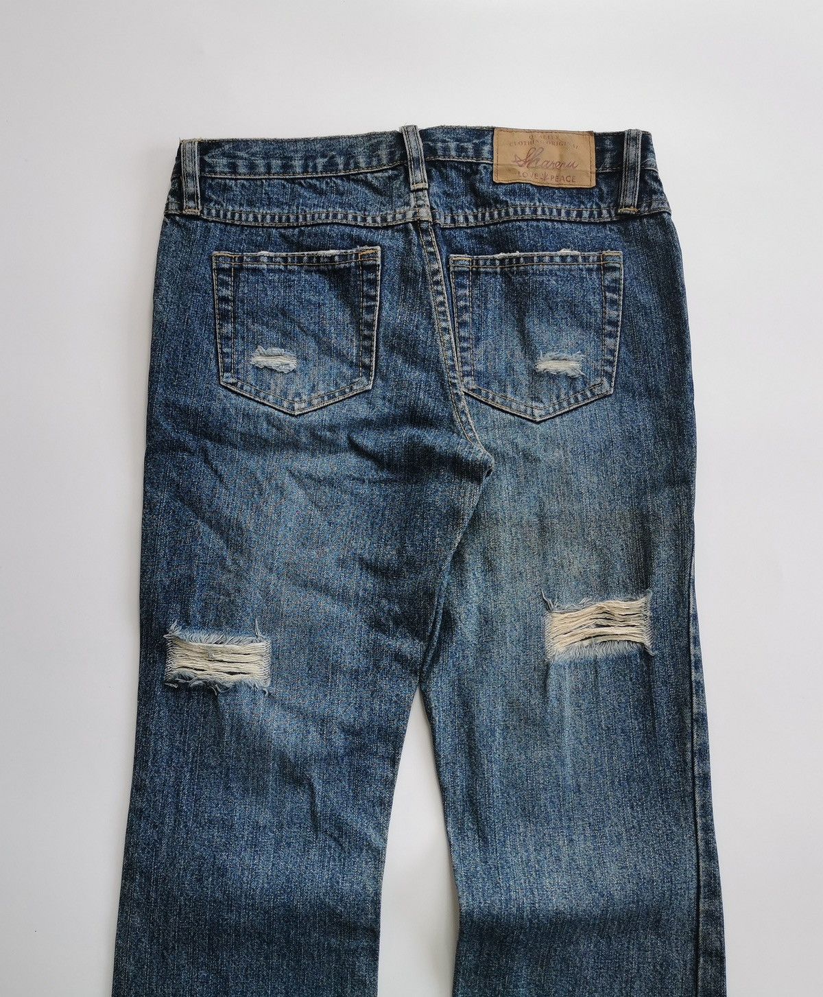 Japanese Brand Bootcut AW04 Love Peace Believe Co Japan Jeans Size 28" / US 6 / IT 42 - 6 Thumbnail